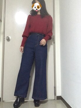 ayaka❤︎さん（レディース・157cm）の冬コーディネート