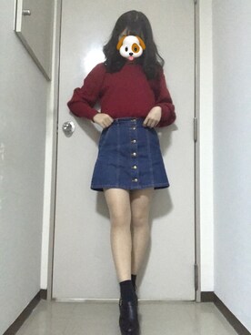 ayaka❤︎さん（レディース・157cm）の冬コーディネート