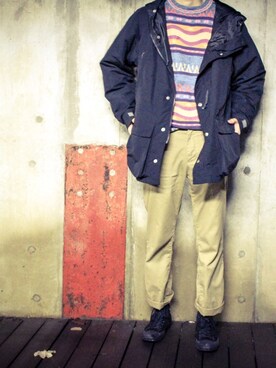 「TOMMY（トミー）のアイテム（ジャケット/アウター）」を使った、a28さん（メンズ・175cm）の秋コーディネート
