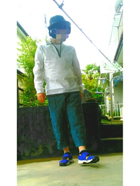 「JULIAN DAVID（ジュリアン デイヴィッド）のアイテム」を使った、みけさん（メンズ・165cm）の夏コーディネート