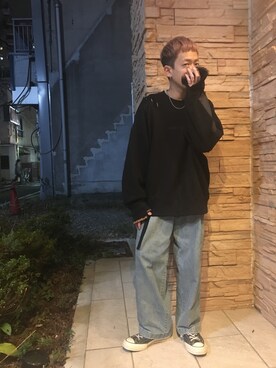 「stein（シュタイン）のアイテム（アクセサリー）」を使った、tkmさん（メンズ・164cm）の春コーディネート
