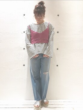 ikegaya aoiさん(レディース・163cm)の春コーディネート