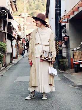 ikegaya aoiさん（レディース・163cm）の秋コーディネート