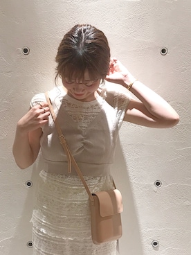 「ビスチェコーデ」｜いけがやあおいさん（レディース・163cm）の春コーディネート