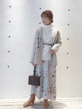 ikegaya aoiさん（レディース・163cm）の冬コーディネート