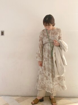 ikegaya aoiさん（レディース・163cm）の春コーディネート