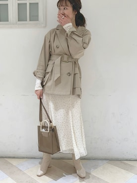 ikegaya aoiさん（レディース・163cm）の春コーディネート