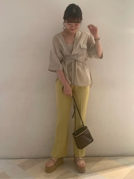 ikegaya aoiさん（レディース・163cm）の春コーディネート