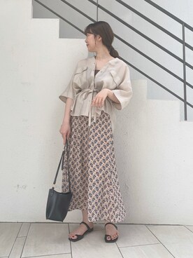 ikegaya aoiさん（レディース・163cm）の春コーディネート