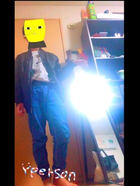 「Bershka（ベルシュカ）のアイテム（ブルゾン、ブラック系）」を使った、はたのくんさん（メンズ・160cm）の秋コーディネート