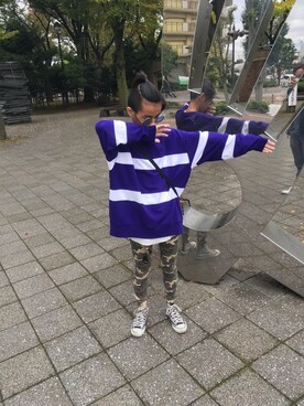 「CONVERSE（コンバース）のアイテム（シューズ、ブラック系）」を使った、はたのくんさん（メンズ・160cm）の秋コーディネート