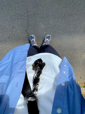 「le（ル）のアイテム（パンツ）」を使った、TOMOYAさん（メンズ・182cm）の冬コーディネート