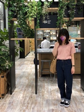 「ペーパーバッグ」｜「アイテム（その他）」を使った、aiaiさん（レディース・152cm）の春コーディネート