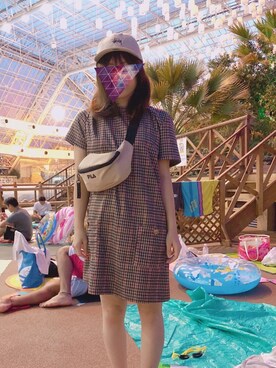 「STUSSY（ステューシー）のStock Low Pro Cap（キャップ）」を使った、aiaiさん（レディース・153cm）の秋コーディネート