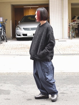 Wallace & Murronさん（レディース・162cm）の冬コーディネート