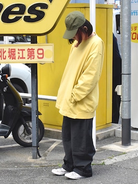 Wallace & Murronさん（レディース・162cm）の冬コーディネート