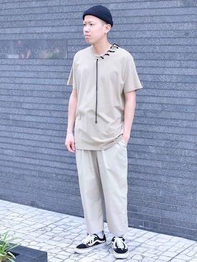 「CRAIG GREEN（クレイググリーン）のアイテム」を使った、Wallace & Murronさん（メンズ・170cm）の夏コーディネート