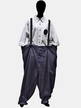 「my beautiful landlet（マイビューティフルランドレット）のアイテム（トップス）」を使った、Wallace & Murronさん（メンズ・170cm）の春コーディネート