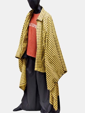 「ALMOSTBLACK（オールモストブラック）のアイテム」を使った、Wallace & Murronさん（メンズ・170cm）の夏コーディネート