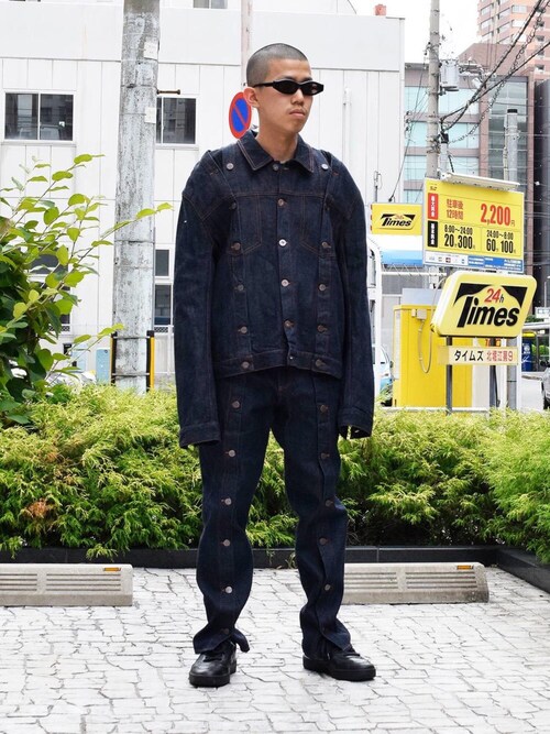 DELADA（デラダ）の「【DELADA】 DENIM JACKET WITH BUTTONS AND BACK