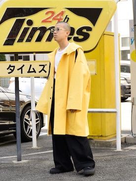 「SHINYAKOZUKA（シンヤコヅカ）のアイテム（その他アウター）」を使った、Wallace & Murronさん（メンズ・170cm）の夏コーディネート