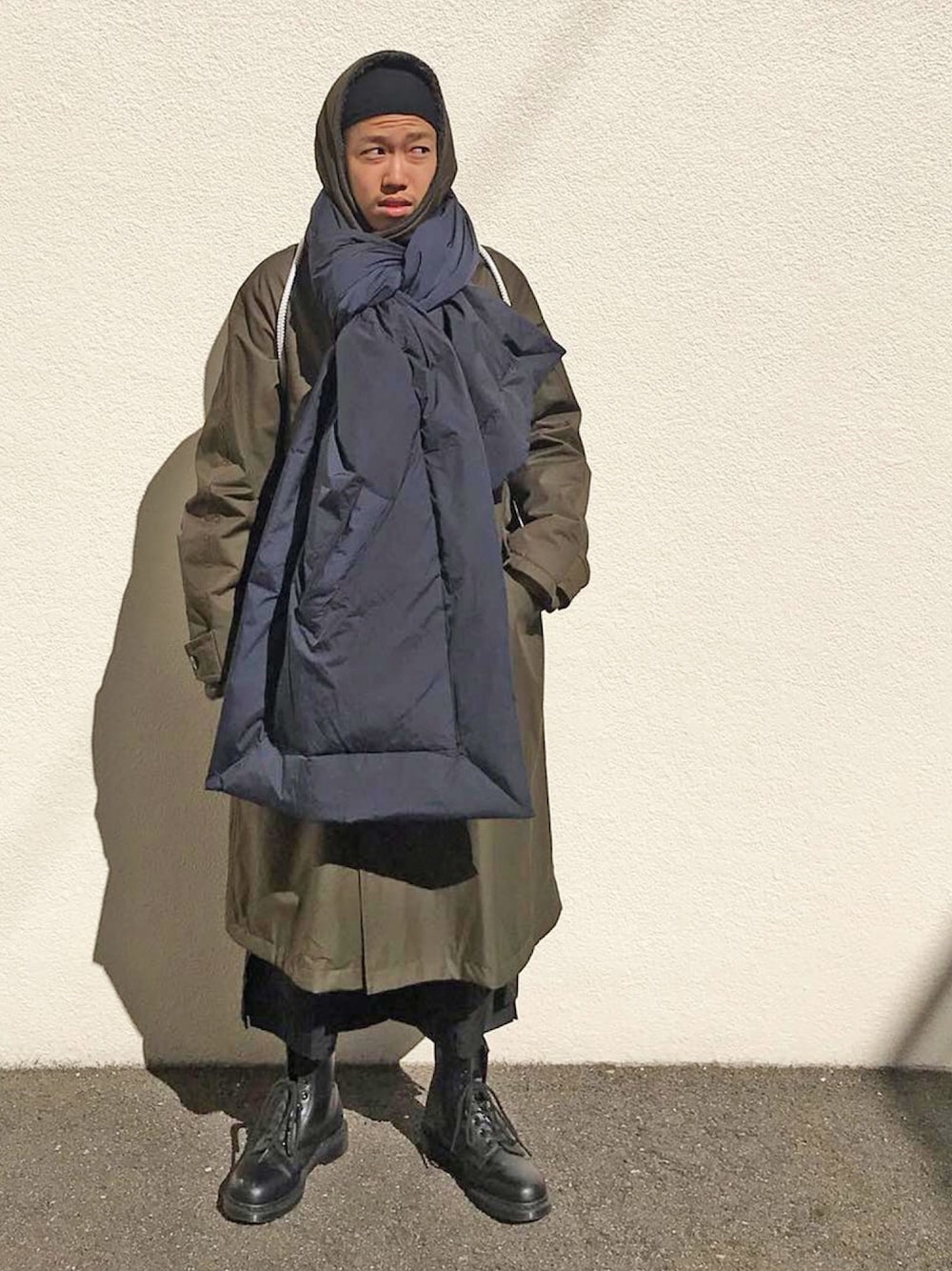 VOAAOV（ヴォアーブ）の「【VOAAOV】 BIG down stole（マフラー）」 - WEAR
