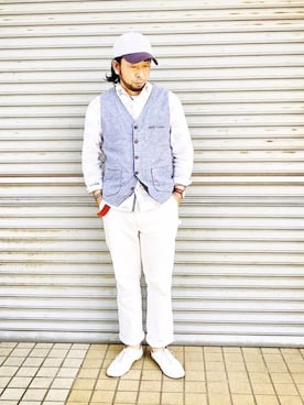 「Candy Fantasy（キャンディーファンタジー）のアイテム」を使った、チャッピーさん（メンズ・166cm）の春コーディネート