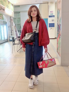 「PAZZO」｜「アイテム（ジャケット/アウター）」を使った、Ariel.12さん（レディース・160cm）の冬コーディネート