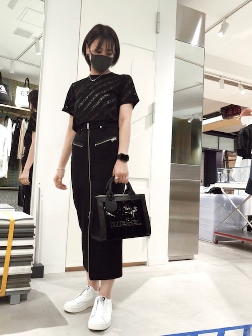 Mio Diesel 京都ポルタ Dieselのハンドバッグを使ったコーディネート Wear