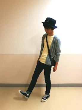 「MONKEY TIME（モンキータイム）のアイテム（バッグ）」を使った、ダフネブルーさん（メンズ・173cm）の秋コーディネート