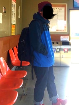 「ELEMENT（エレメント）のアイテム（パンツ）」を使った、koさん（メンズ・167cm）の冬コーディネート