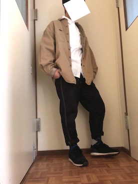 「RCWB（アールシーダブリュービー）のアイテム」を使った、koさん（メンズ・167cm）の冬コーディネート