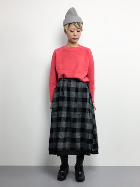 monchiさん（レディース・165cm）の冬コーディネート