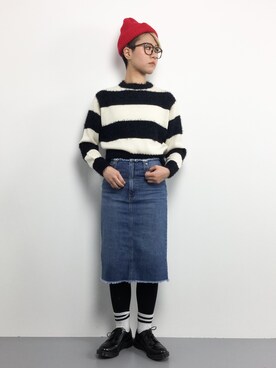 monchiさん（レディース・165cm）の冬コーディネート