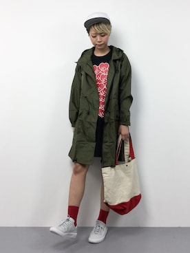 monchiさん（レディース・165cm）の冬コーディネート