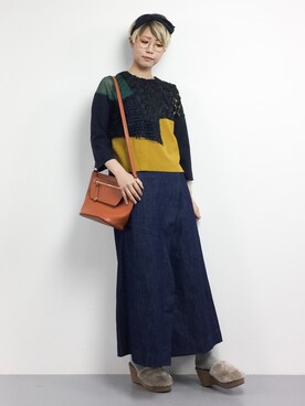 monchiさん（レディース・165cm）の冬コーディネート