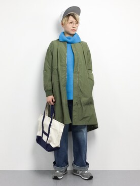 monchiさん（レディース・165cm）の冬コーディネート