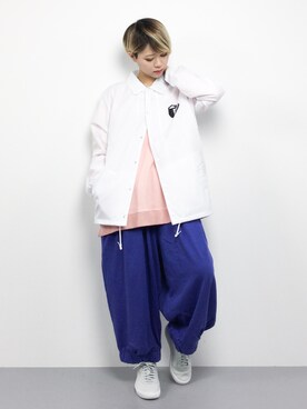 「G.V.G.V. FLAT(ジーヴィージーヴィーフラット)のアイテム」を使った、monchiさん(レディース・165cm)の春コーディネート