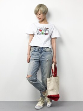 monchiさん(レディース・165cm)の春コーディネート