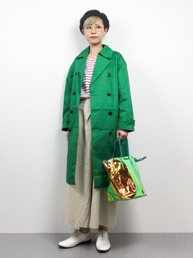 「RODEO CROWNS WIDE BOWL（ロデオクラウンズワイドボウル）のアイテム（その他アウター）」を使った、monchiさん（レディース・165cm）の春コーディネート