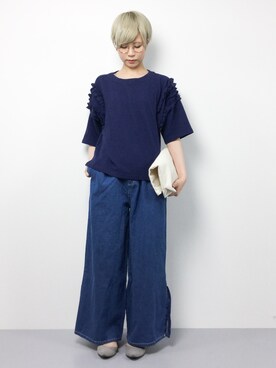 monchiさん（レディース・165cm）の春コーディネート