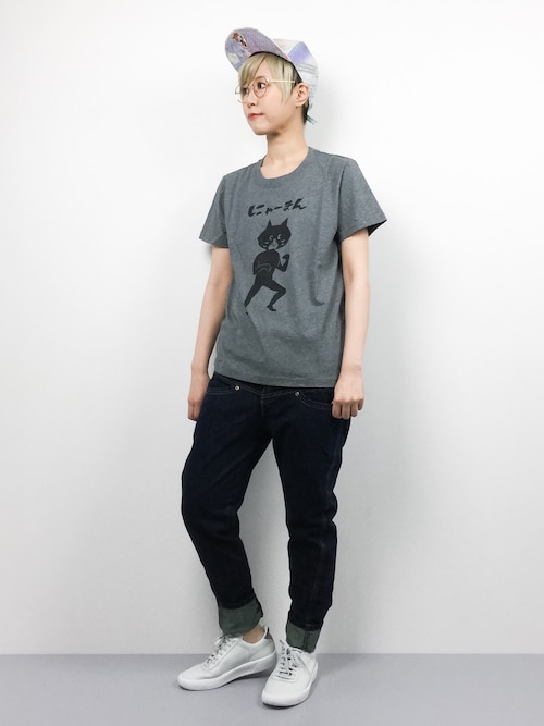にゃー（ニャー）の「別注にゃーまん T（Tシャツ/カットソー）」 - WEAR
