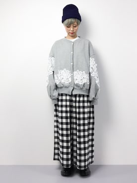 「Factor=（ファクターイコール）のアイテム（ジャケット/アウター）」を使った、monchiさん（レディース・165cm）の春コーディネート