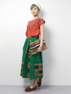 monchiさん（レディース・165cm）の春コーディネート