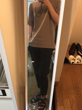 「DHOLIC（ディーホリック）のアイテム（スラックス）」を使った、KAIさん（メンズ・173cm）の秋コーディネート