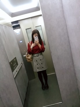 「アイテム（ローファー）」を使った、cheri.o!さん（レディース・162cm・10代）の秋コーディネート