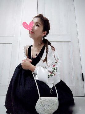 スカジャンを使った マキシ丈ワンピース の人気ファッションコーディネート Wear