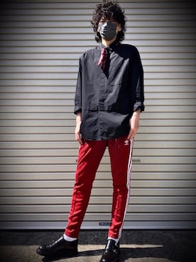 「adidas Originals（アディダスオリジナルス）のadidas Originals BECKENBAUER TRACK PANTS / cw1269 / cw1270（その他パンツ）」を使った、hanekibaさん（メンズ・174cm）の春コーディネート