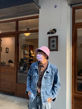 「アイテム（帽子）」を使った、sunday1inさん（メンズ・176cm・10代）の春コーディネート