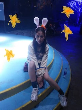 「PULL&BEAR（プルアンドベア）のアイテム（バッグ）」を使った、Sulu苏鹿さん（レディース・168cm）の春コーディネート